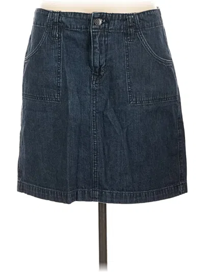 Pre-owned Old Navy Denim Skirt In Blue