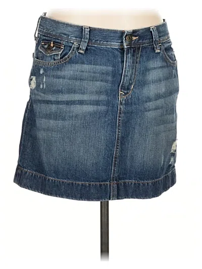 Pre-owned Old Navy Denim Skirt In Blue