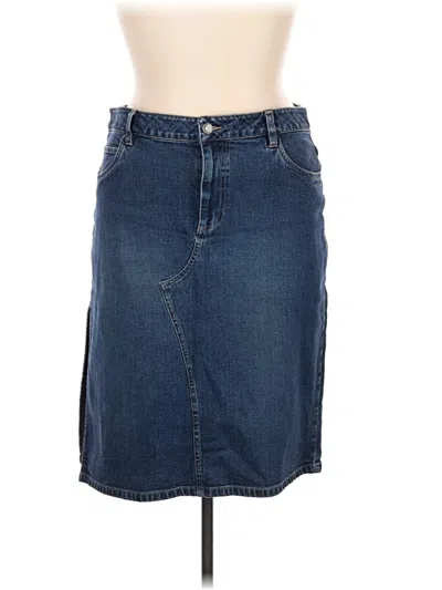 Pre-owned Old Navy Denim Skirt In Blue