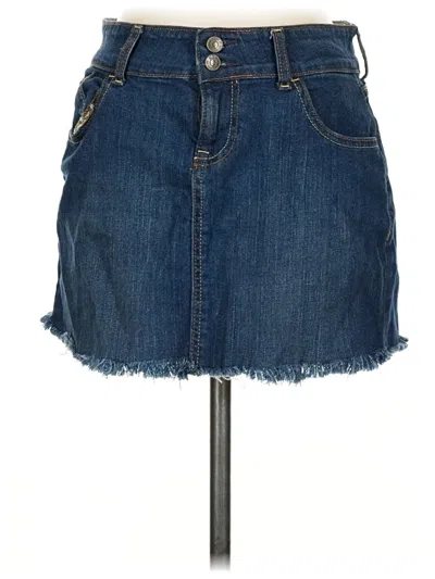 Pre-owned Old Navy Denim Skirt In Blue