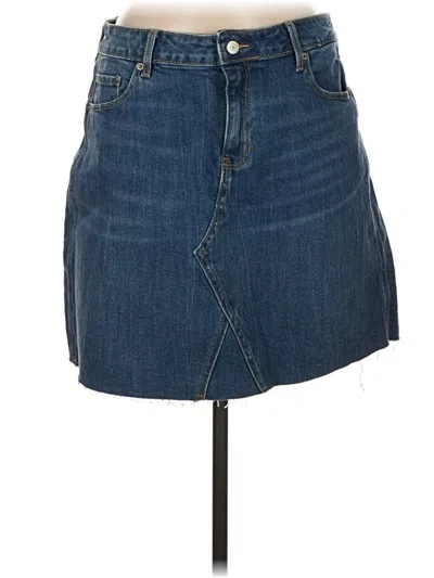 Pre-owned Old Navy Denim Skirt In Blue