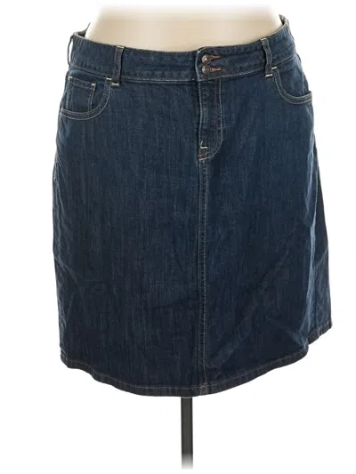Pre-owned Old Navy Denim Skirt In Blue