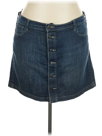 Pre-owned Old Navy Denim Skirt In Blue