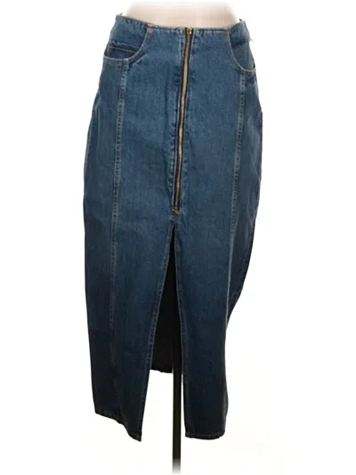 Pre-owned Old Navy Denim Skirt In Blue