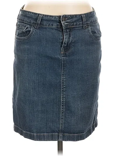 Pre-owned Old Navy Denim Skirt In Blue