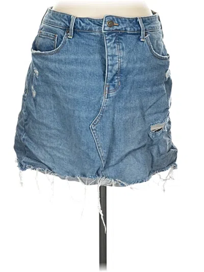 Pre-owned Old Navy Denim Skirt In Blue