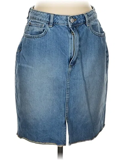 Pre-owned Old Navy Denim Skirt In Blue