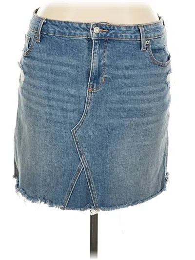 Pre-owned Old Navy Denim Skirt In Blue