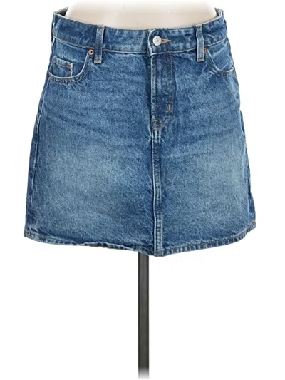 Pre-owned Old Navy Denim Skirt In Blue