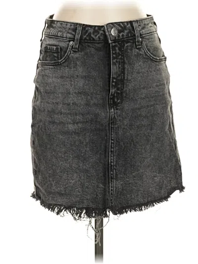 Pre-owned Old Navy Denim Skirt In Gray