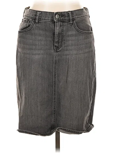 Pre-owned Old Navy Denim Skirt In Gray