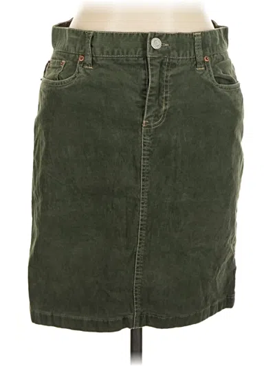 Pre-owned Old Navy Denim Skirt In Green