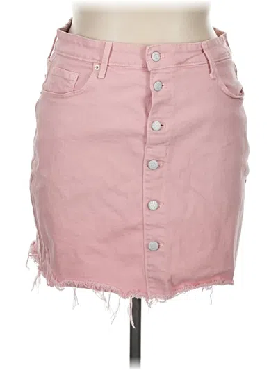 Pre-owned Old Navy Denim Skirt In Pink