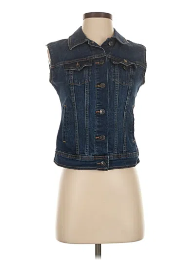 Pre-owned Old Navy Denim Vest In Blue