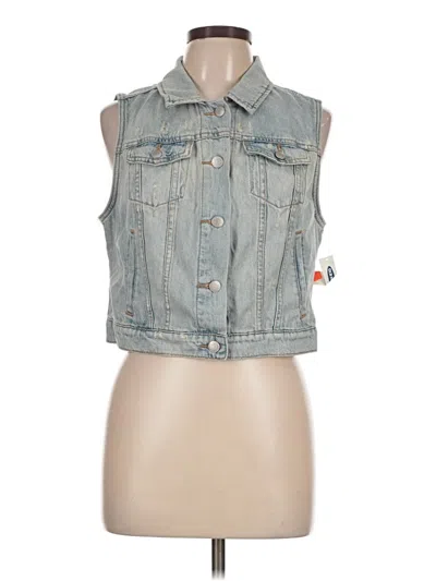 Pre-owned Old Navy Denim Vest In Blue