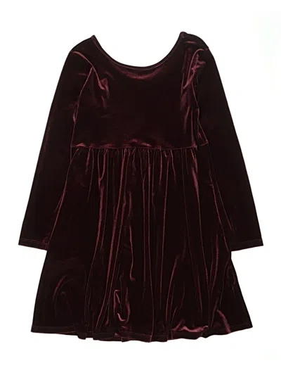 Pre-owned Old Navy Kids' Dress In Burgundy