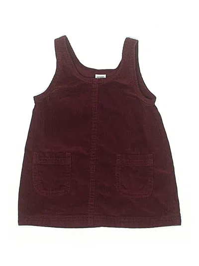 Pre-owned Old Navy Babies' Dress In Burgundy