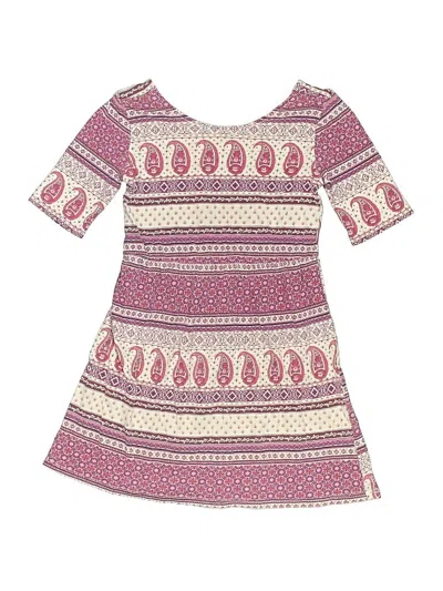 Pre-owned Old Navy Kids' Dress In Burgundy