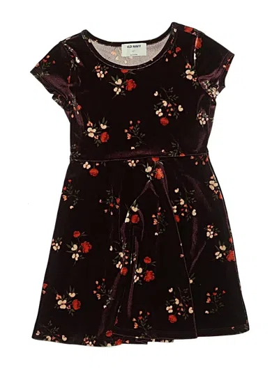 Pre-owned Old Navy Kids' Dress In Burgundy