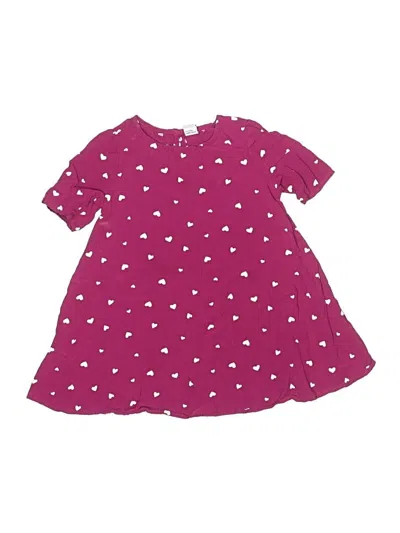 Pre-owned Old Navy Kids' Dress In Burgundy