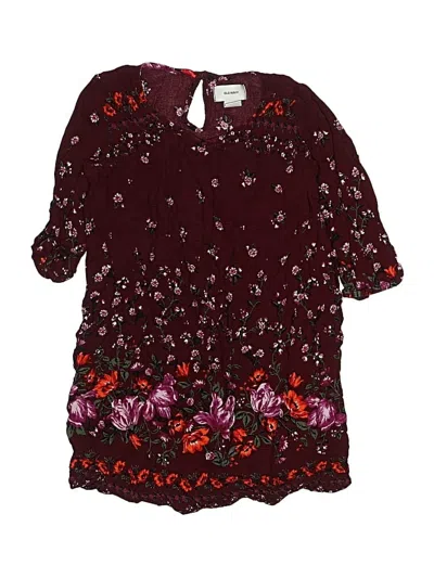 Pre-owned Old Navy Kids' Dress In Burgundy
