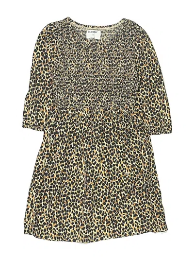 Pre-owned Old Navy Kids' Dress In Gold