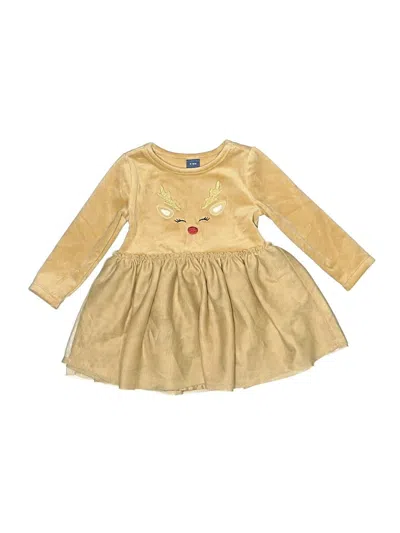 Pre-owned Old Navy Babies' Dress In Gold