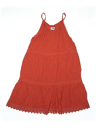Pre-owned Old Navy Kids' Dress In Orange