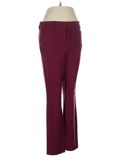 Pre-owned Old Navy Dress Pants In Burgundy