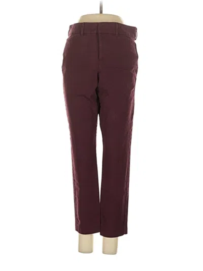 Pre-owned Old Navy Dress Pants In Burgundy