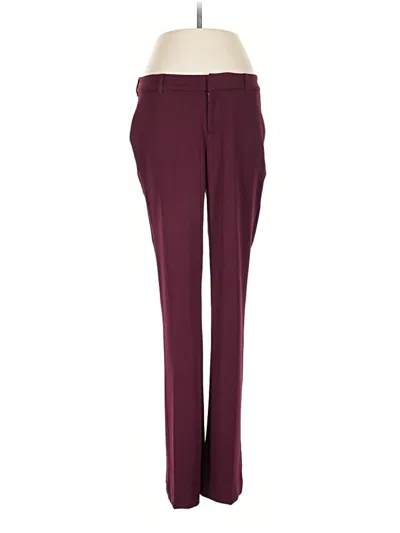 Pre-owned Old Navy Dress Pants In Burgundy