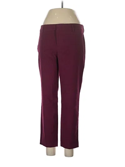 Pre-owned Old Navy Dress Pants In Burgundy