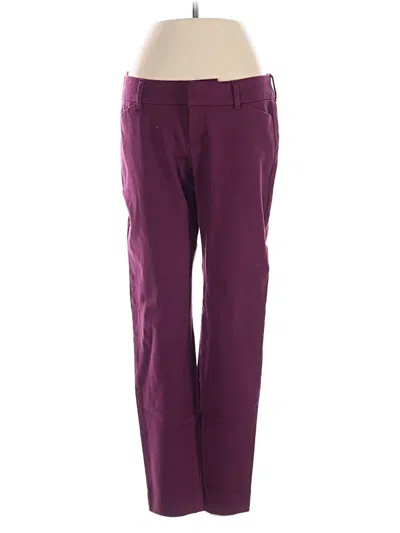 Pre-owned Old Navy Dress Pants In Burgundy