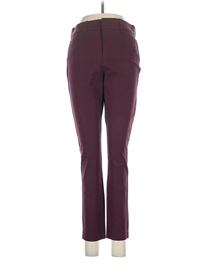 Pre-owned Old Navy Dress Pants In Burgundy