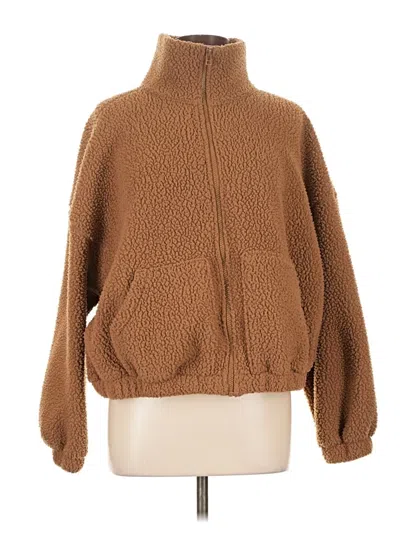 Pre-owned Old Navy Faux Fur Jacket In Brown
