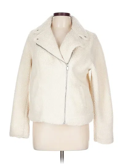 Pre-owned Old Navy Faux Fur Jacket In White