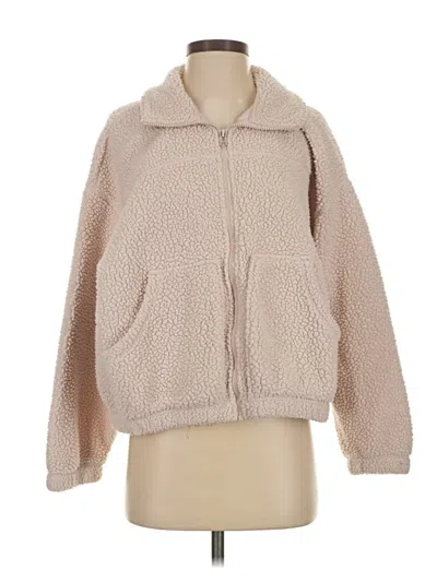 Pre-owned Old Navy Faux Fur Jacket In White