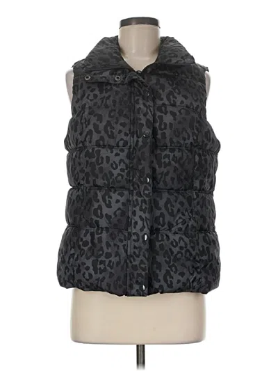 Pre-owned Old Navy Faux Fur Vest In Gray