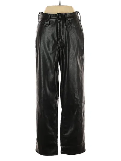 Pre-owned Old Navy Faux Leather Pants In Black