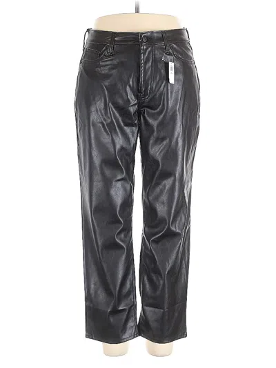 Old Navy Faux Leather Pants In Black