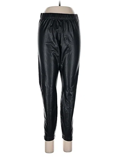 Pre-owned Old Navy Faux Leather Pants In Black