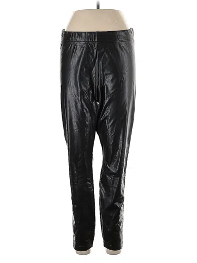 Pre-owned Old Navy Faux Leather Pants In Black