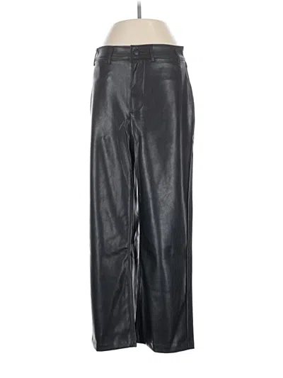 Pre-owned Old Navy Faux Leather Pants In Black