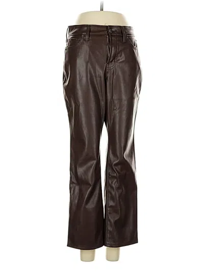 Pre-owned Old Navy Faux Leather Pants In Brown