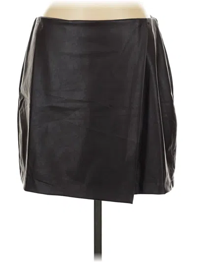 Old Navy Faux Leather Skirt In Brown
