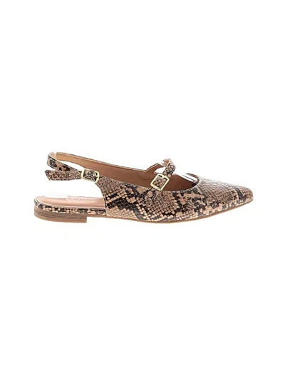 Pre-owned Old Navy Flats In Brown
