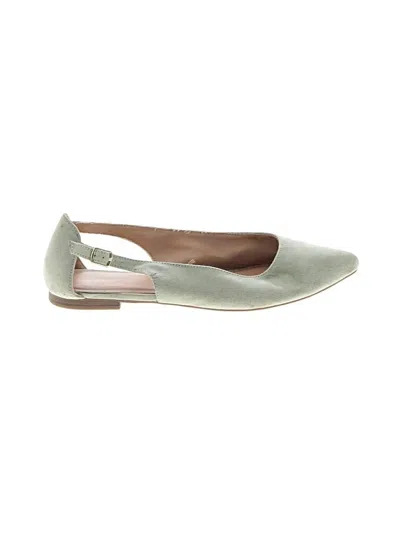 Pre-owned Old Navy Flats In Green