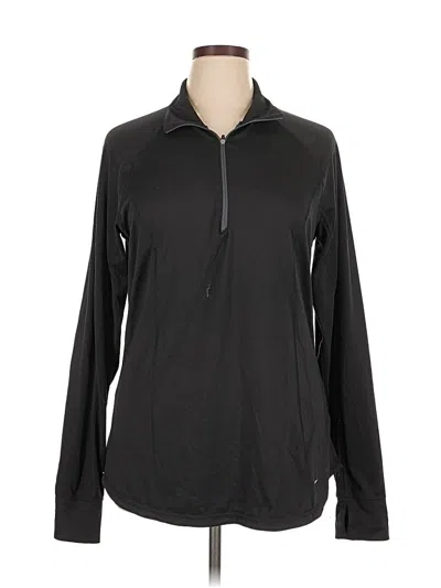 Pre-owned Old Navy Fleece Jacket In Black