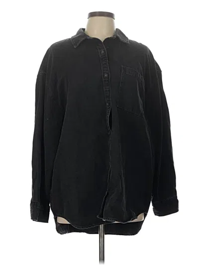 Pre-owned Old Navy Fleece Jacket In Black
