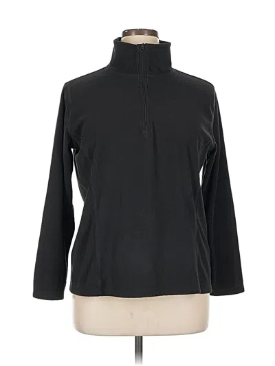 Pre-owned Old Navy Fleece Jacket In Black